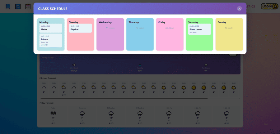 Weekly Schedule Management for Children 3