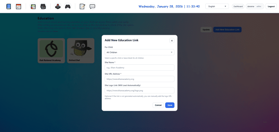 Kids Safe Browser education view 3